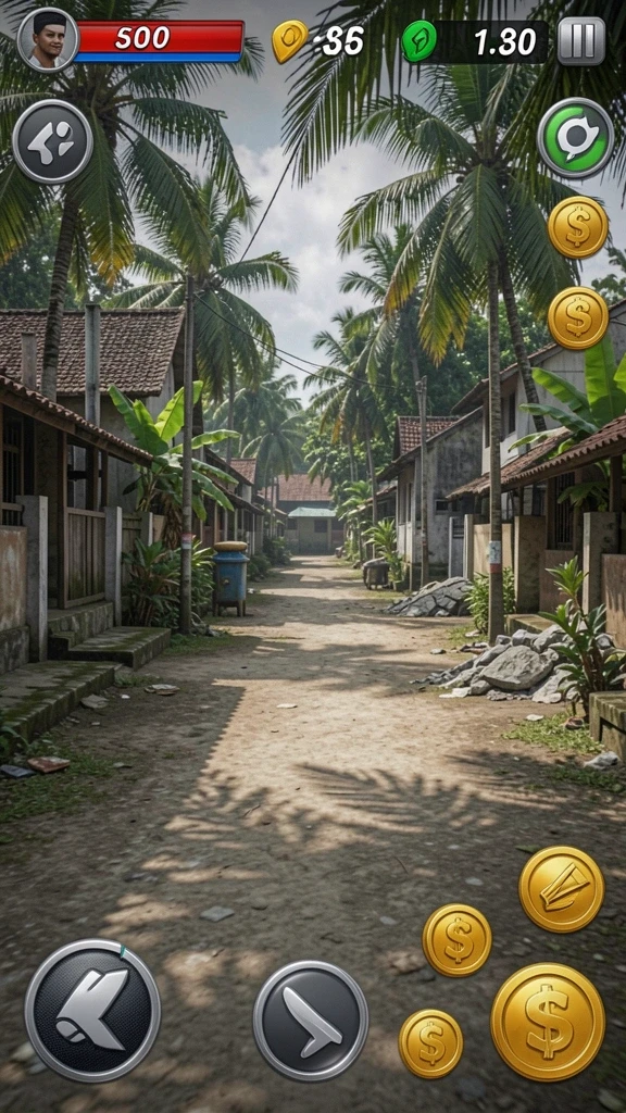 bos138 - Tampilan antarmuka pengguna yang sederhana dan intuitif.