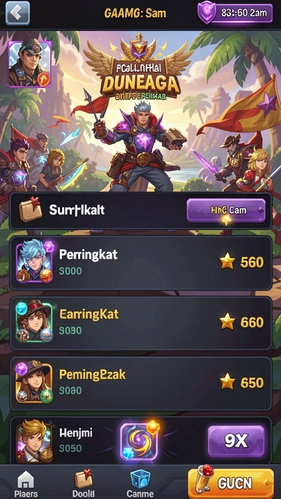 koplo77 - Fitur leaderboard untuk bersaing dengan teman-teman.