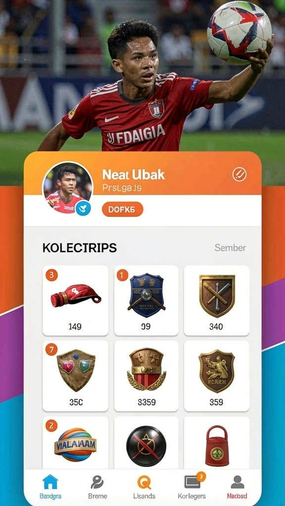 luckydf - Tampilan antarmuka yang bersih dan mudah digunakan.