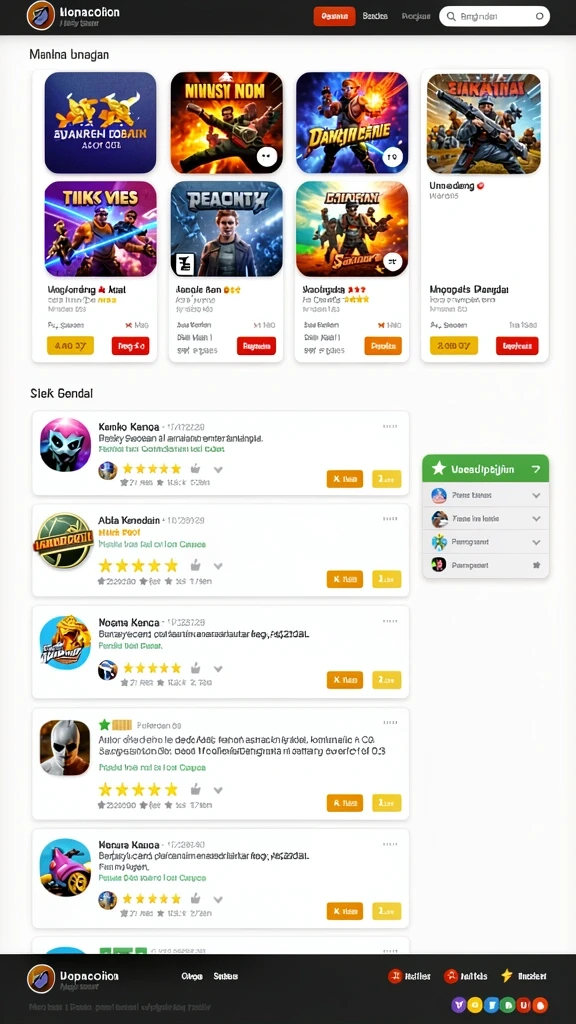 naga11 - Karakter-karakter unik yang tersedia untuk dipilih.