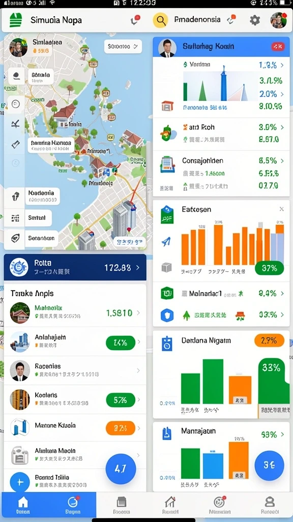 serubet - Tampilan antarmuka yang menarik dan intuitif.